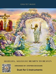 Alleluia, Alleluia! Hearts To Heaven (Duet for C-Instruments) E Print cover Thumbnail